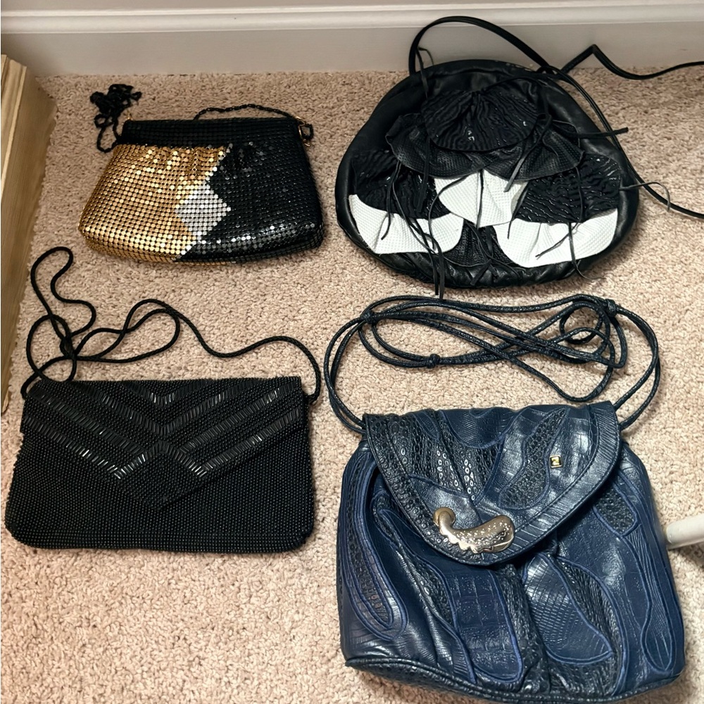 Vintage Purses & Shoulder Bags Lot of 4